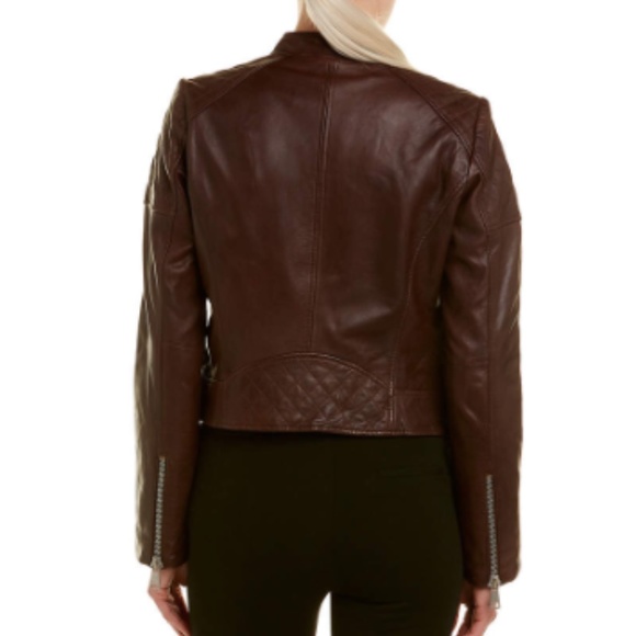 Bagatelle NYC🌻Quilted Leather Moto Jacket NWOT - Picture 9 of 16